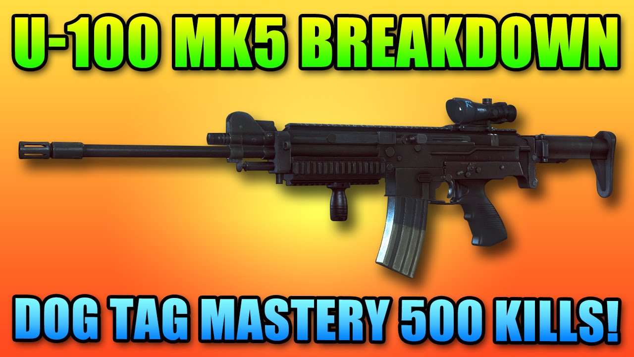 Battlefield 4 U-100 Review & Master Dog Tag | BF4 LMG Gameplay