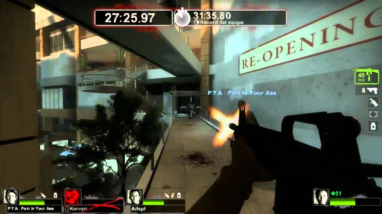 Left 4 Dead 2 - Survival - 50 min Dead Center's Mall Atrium