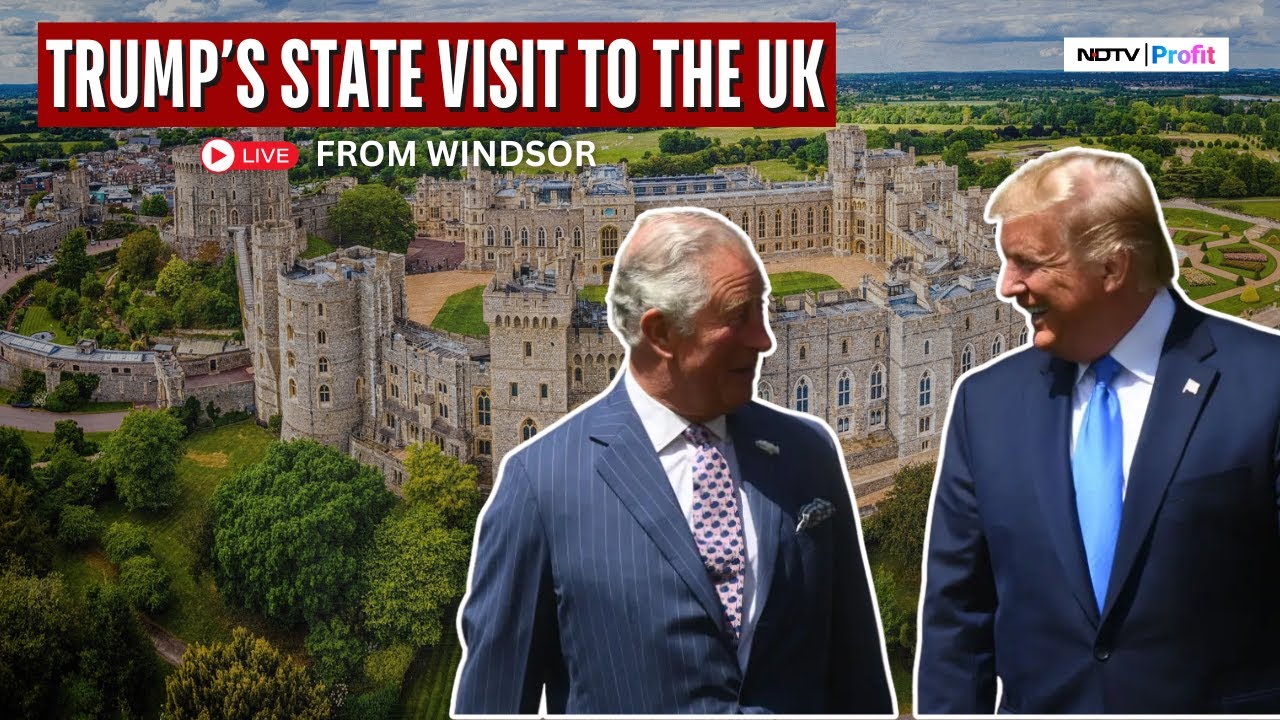 Live From Windsor Castle: Donald Trump's State Visit To The UK | Trump UK Visit LIVE Updates