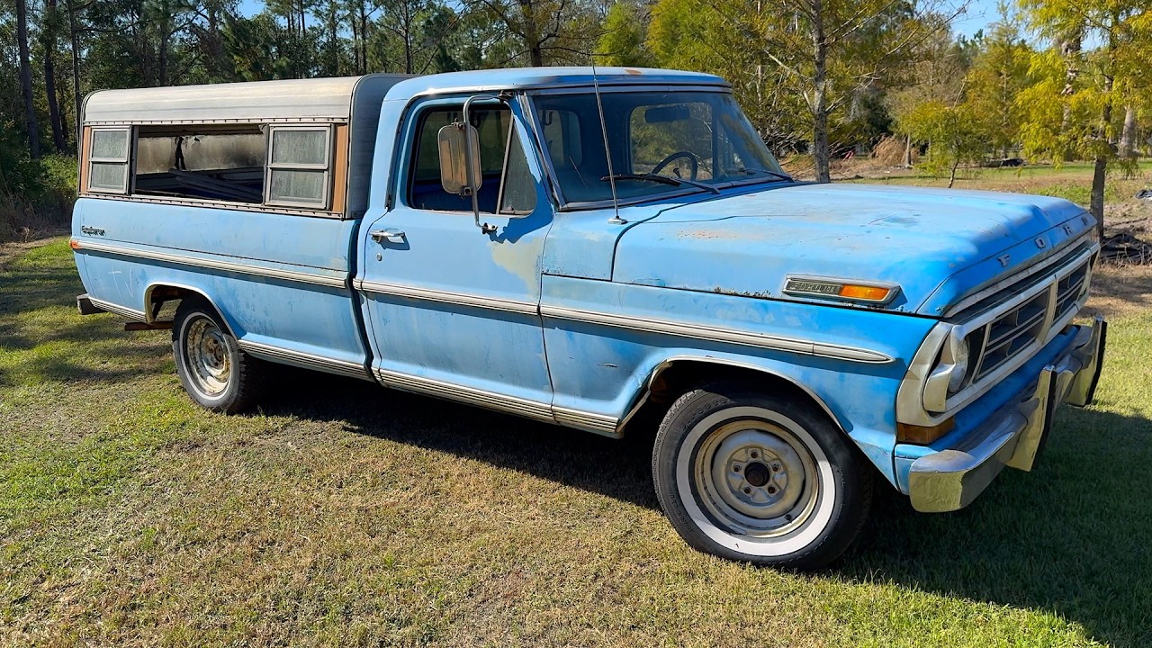 Will It RUN AND DRIVE? Old Abandoned F100 Truck | JunkYARD FIND