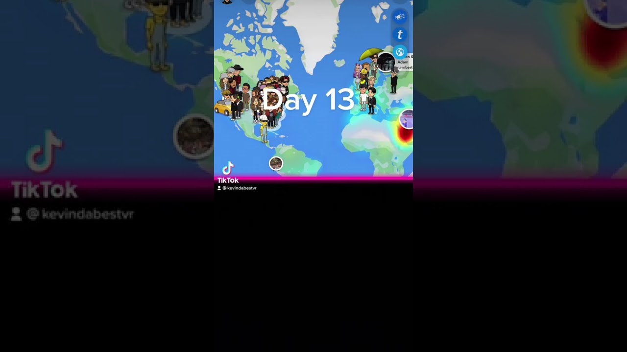 Day 13 filling up my snap map