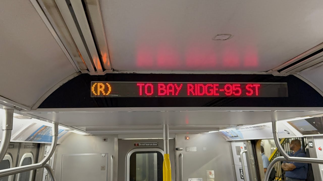 BMT Broadway Local: R160A (R) Train [Forest Hills-71 Av to Bay Ridge-95 St #4]