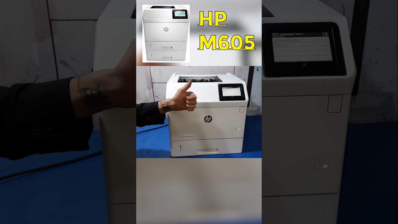 HP LaserJet Enterprise M605 series #devicedoctor #printer #printer