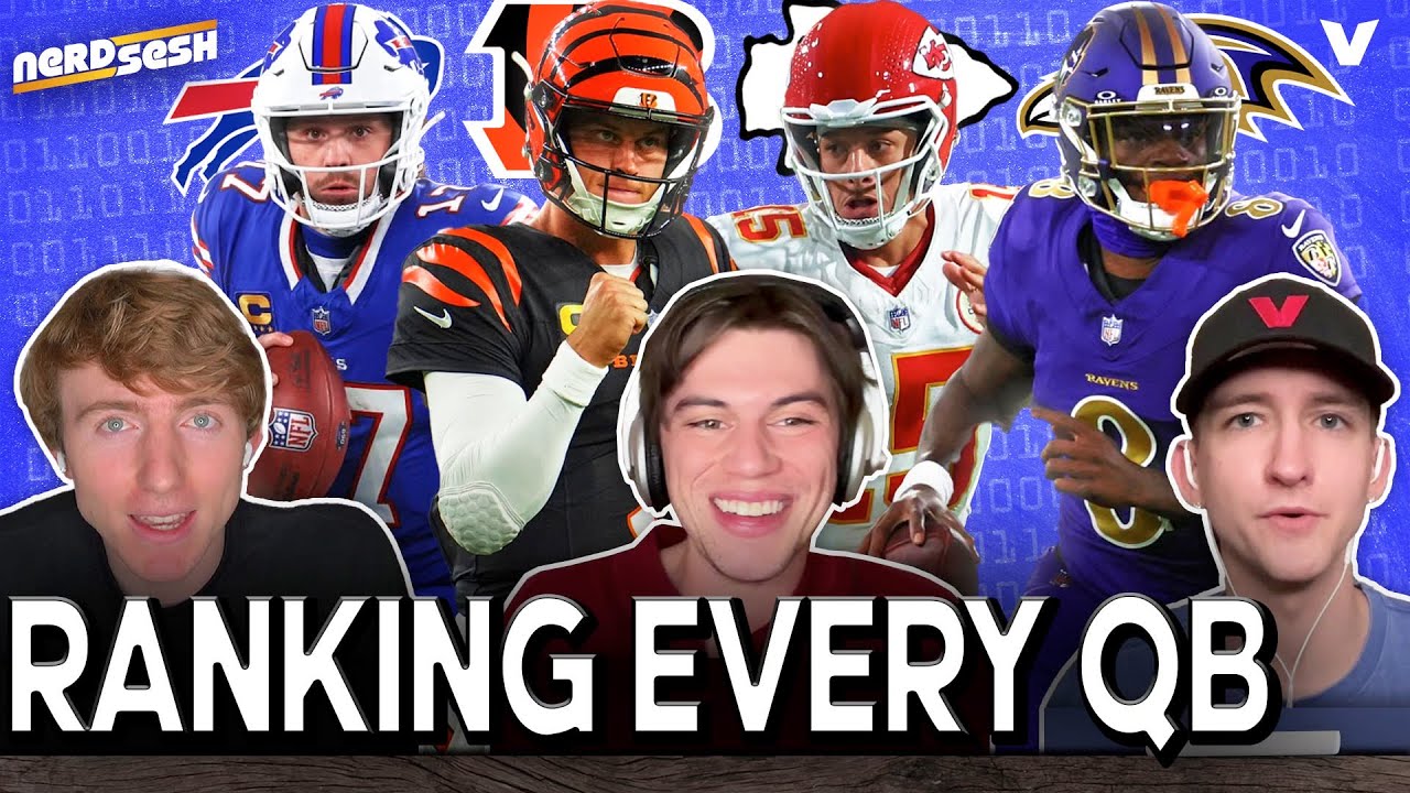Ranking Every Starting QB in the NFL: Mahomes, Lamar or Allen No. 1? | Nerd Sesh x Theo Ash