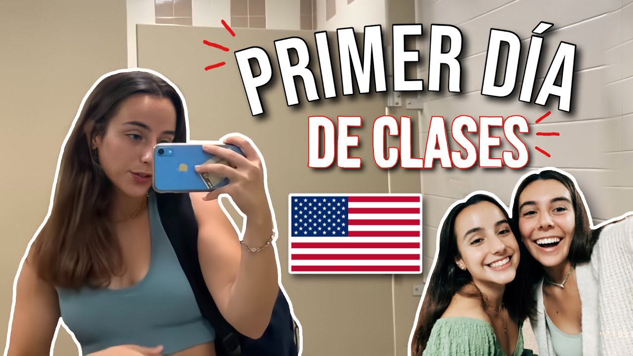 🇺🇸 Mi PRIMER DÍA de UNIVERSIDAD en ESTADOS UNIDOS | Eva Bleider