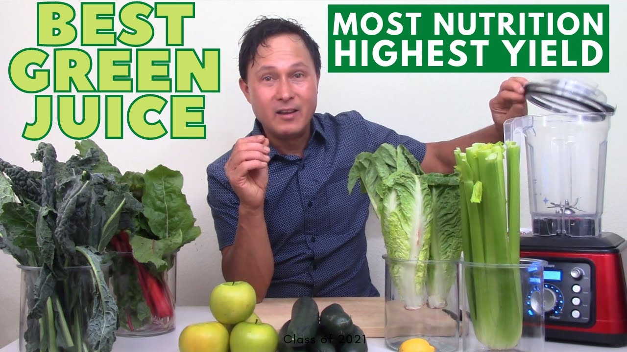 How to Make Anti-Oxidation Green Juice | Vacuum Juicing Recipe