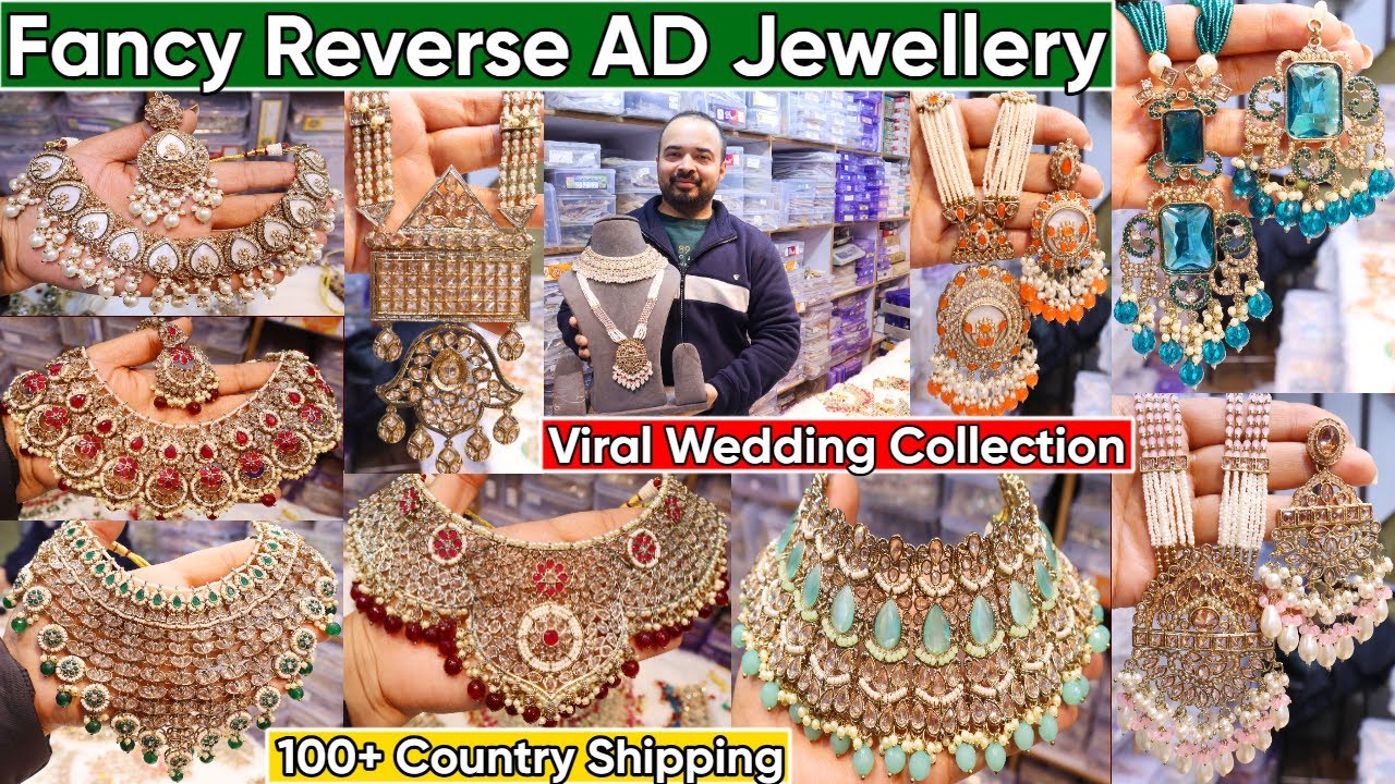 Exclusive Designer Reverse AD Jewellery Collection 2025 | Premium Quality Bridal Pakistani Jewellery