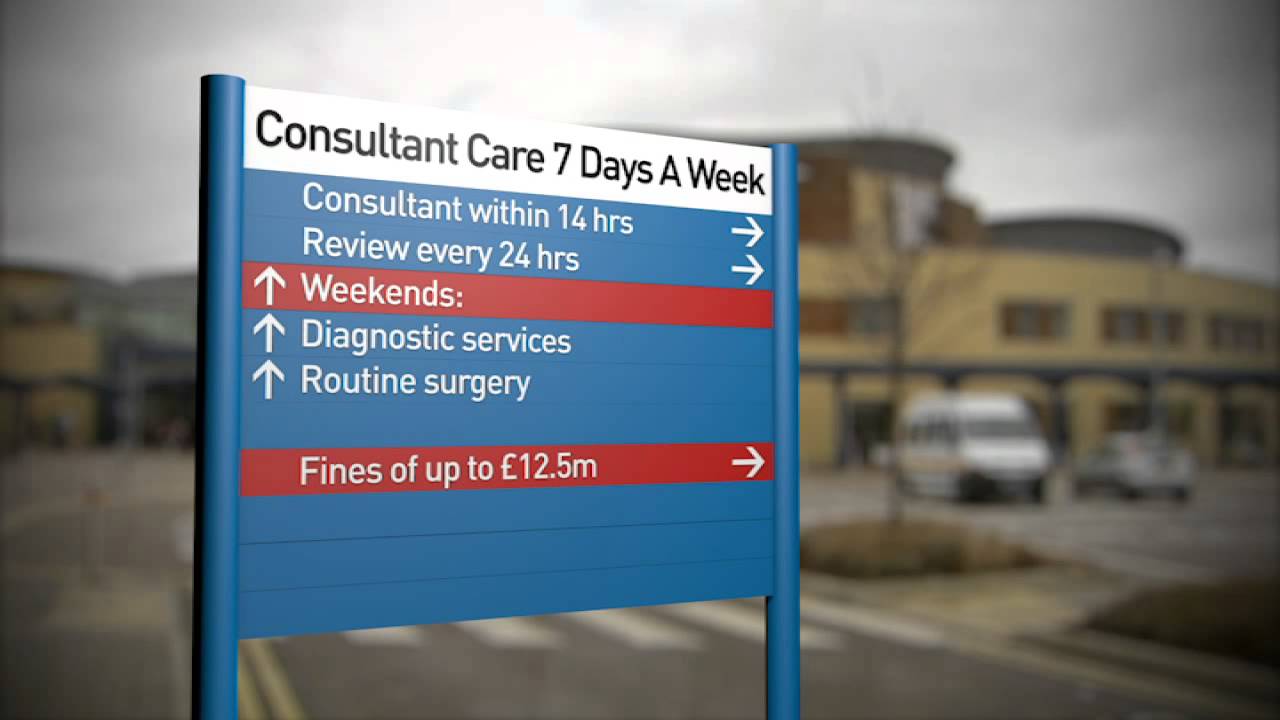 NHS seven day care plan to combat weekend hospital deaths