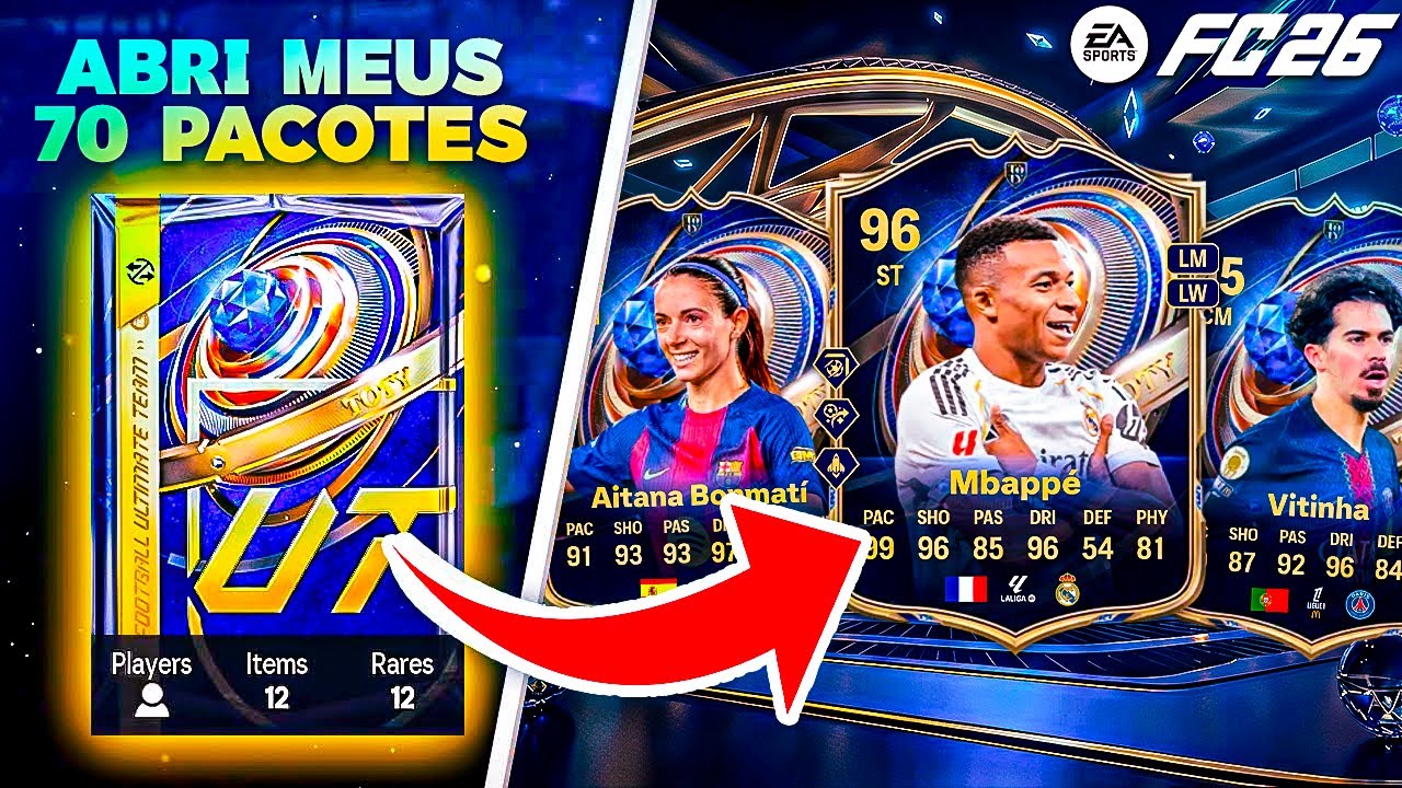 FC 26 | 📦 ABRI MEUS 70 PACKS 83+ / OS TOTY ESTÃO EM PACKS ??