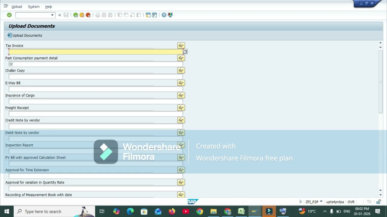 Bill Parking and Bill Posting in SAP ERP ZFI_P2P