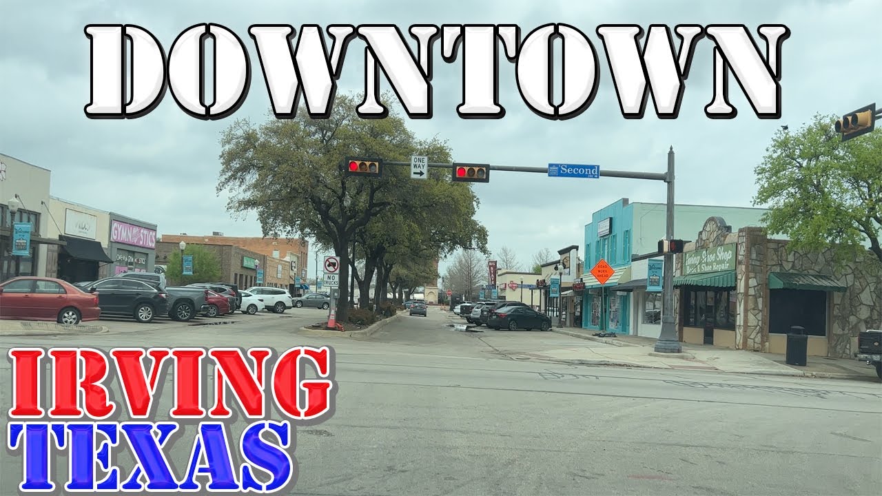 Irving - Texas - 4K Downtown Drive