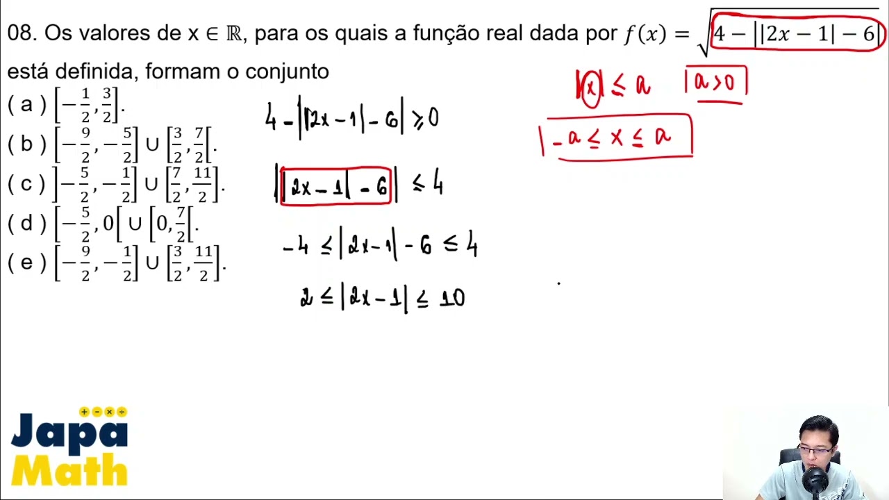 Prova EFOMM Resolvida(2013 - 2014) - Matemática - Questão 08