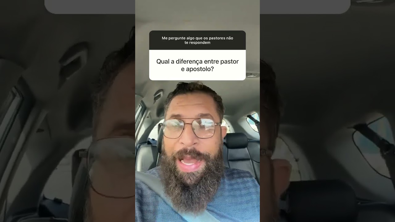 Qual &eacute; a diferen&ccedil;a entre pastor e ap&oacute;stolo? #shorts