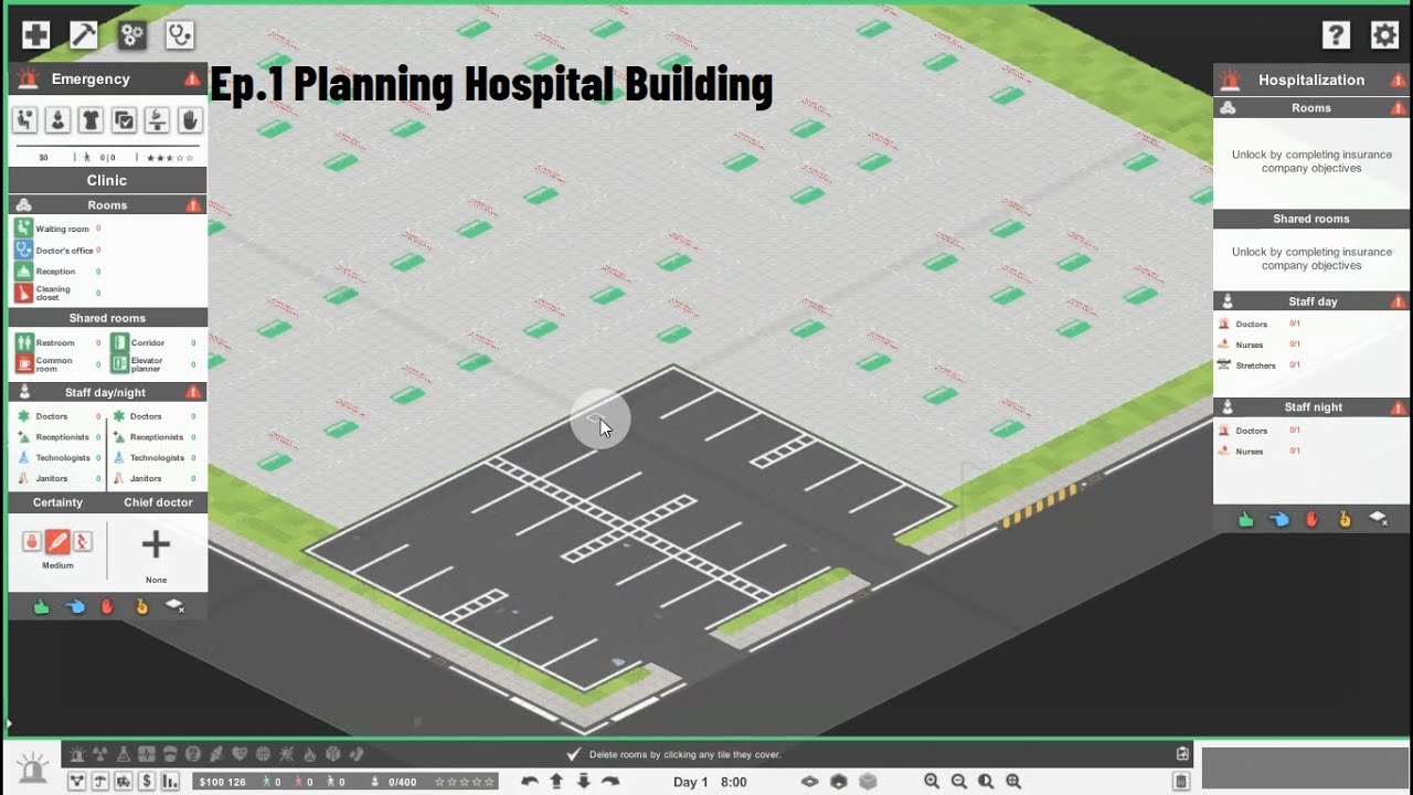 Project Hospital Ep.1 Just Planning Blueprint...