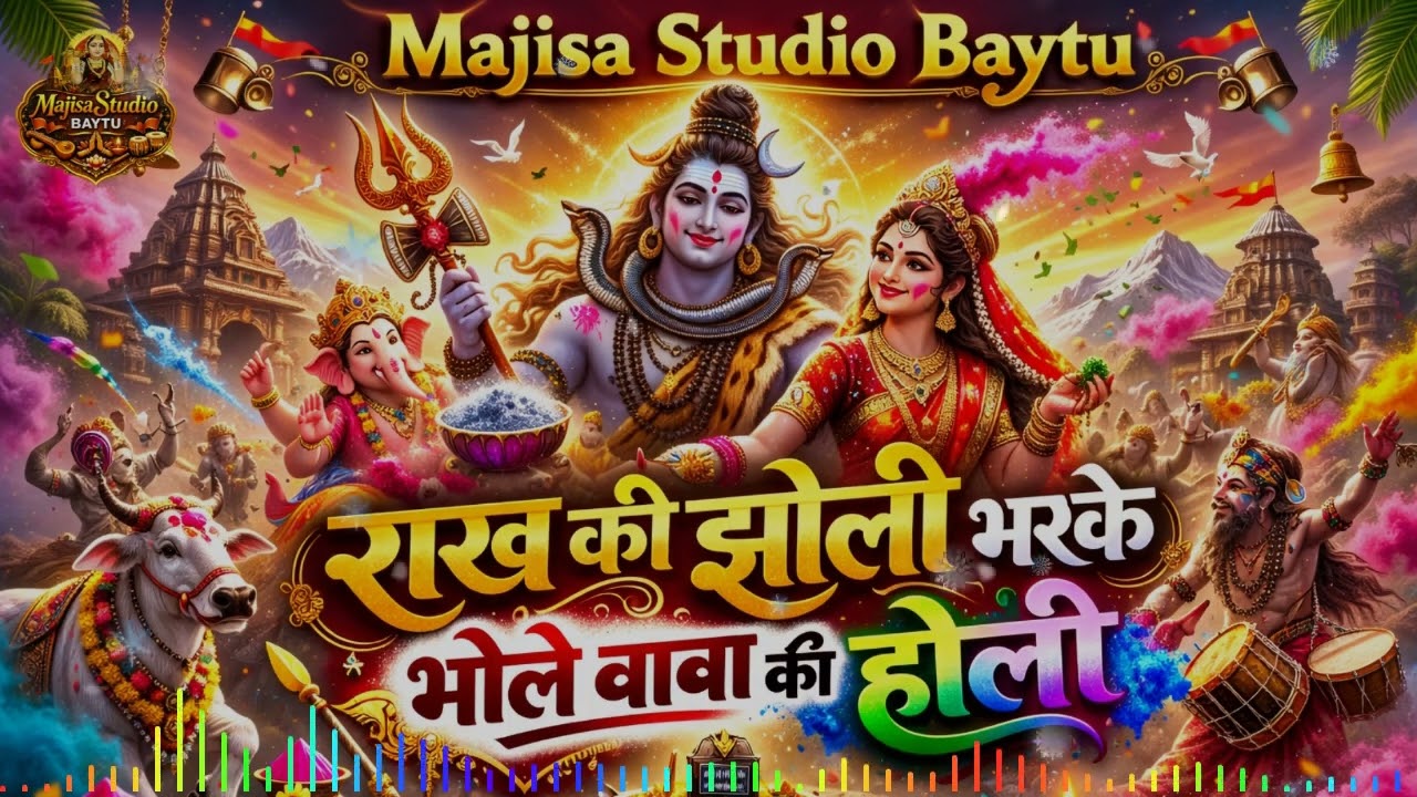 लेकर हाथों में राख की झोली भरके भोले बाबा की होली | शिव होली भजन 2026 | Majisa Studio Baytu