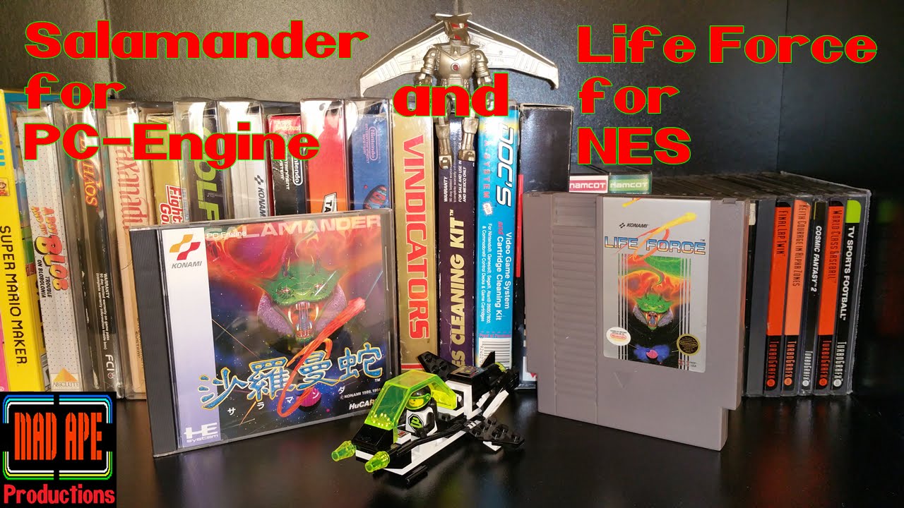 Salamander for PC-Engine VS Life Force for Nintendo NES
