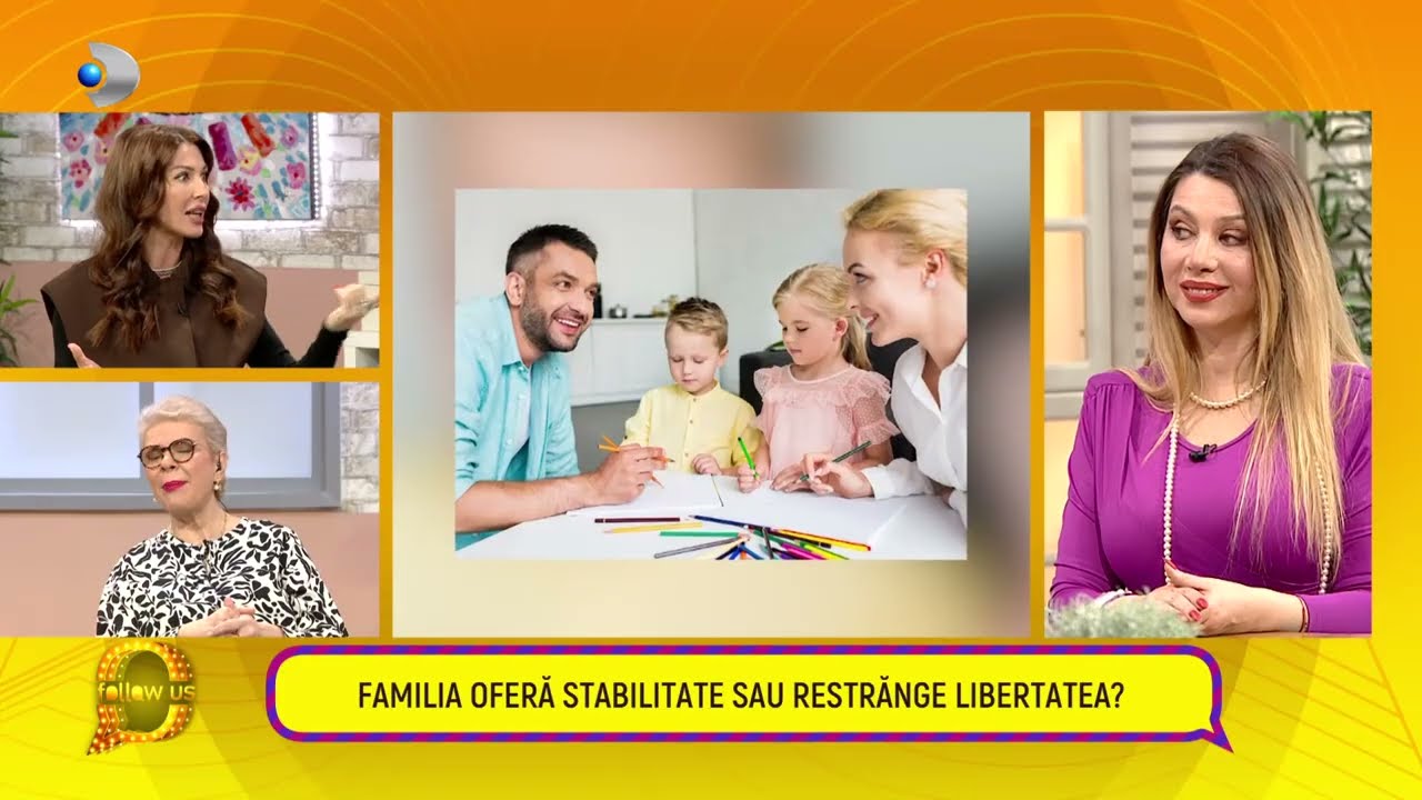 Follow us! - Psiholog Mihaela Covtun: ce isi doresc barbatii in ziua de astazi: liberate sau familie
