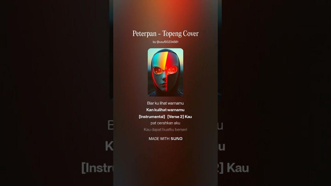 Peterpan   Topeng Cover