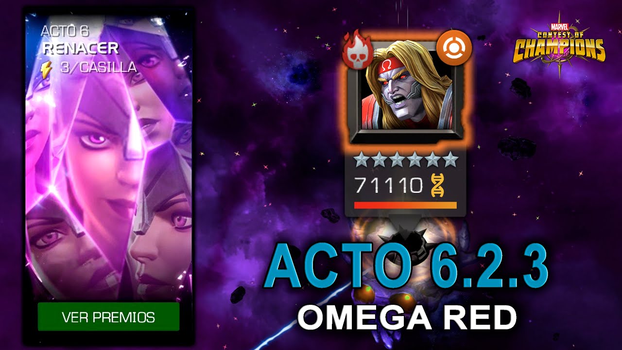 Omega Red ACTO 6.2.3 Mejores Counters | Cómo Derrotar a Omega Rojo | MCOC Vídeo 549