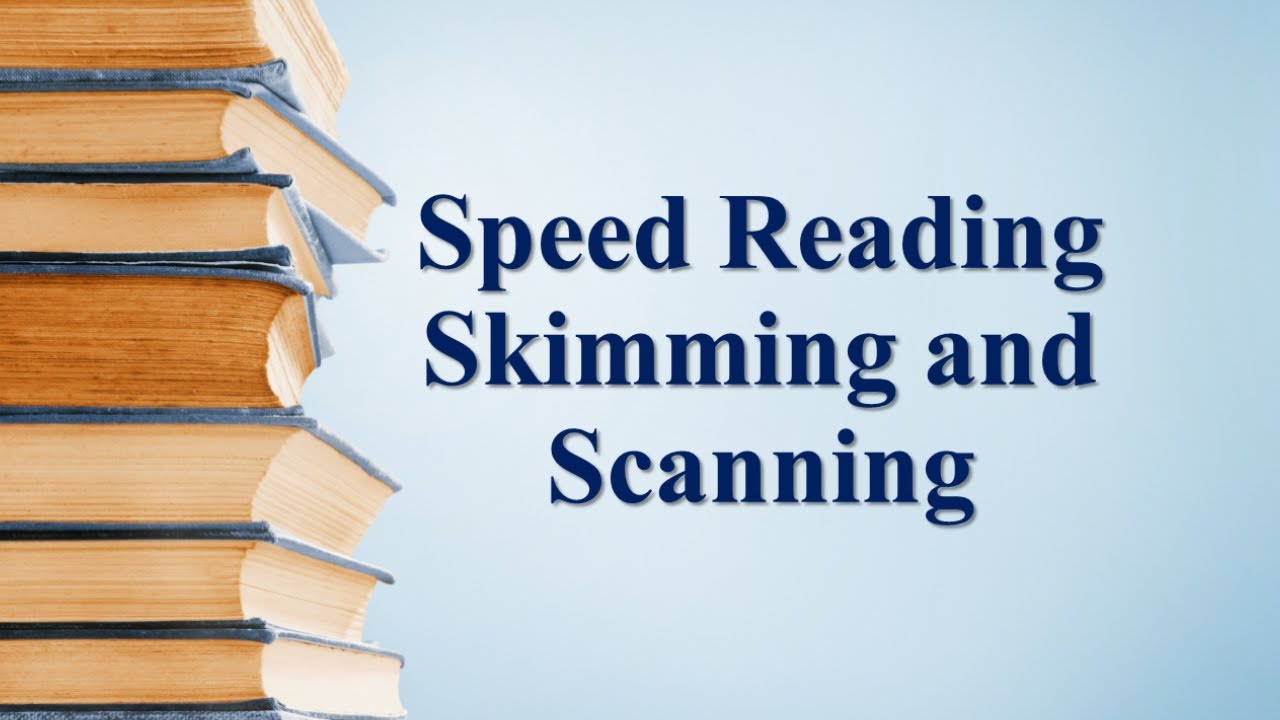 Skimming and Scanning | Speed reading I Explained in Urdu/Hindi | BS English