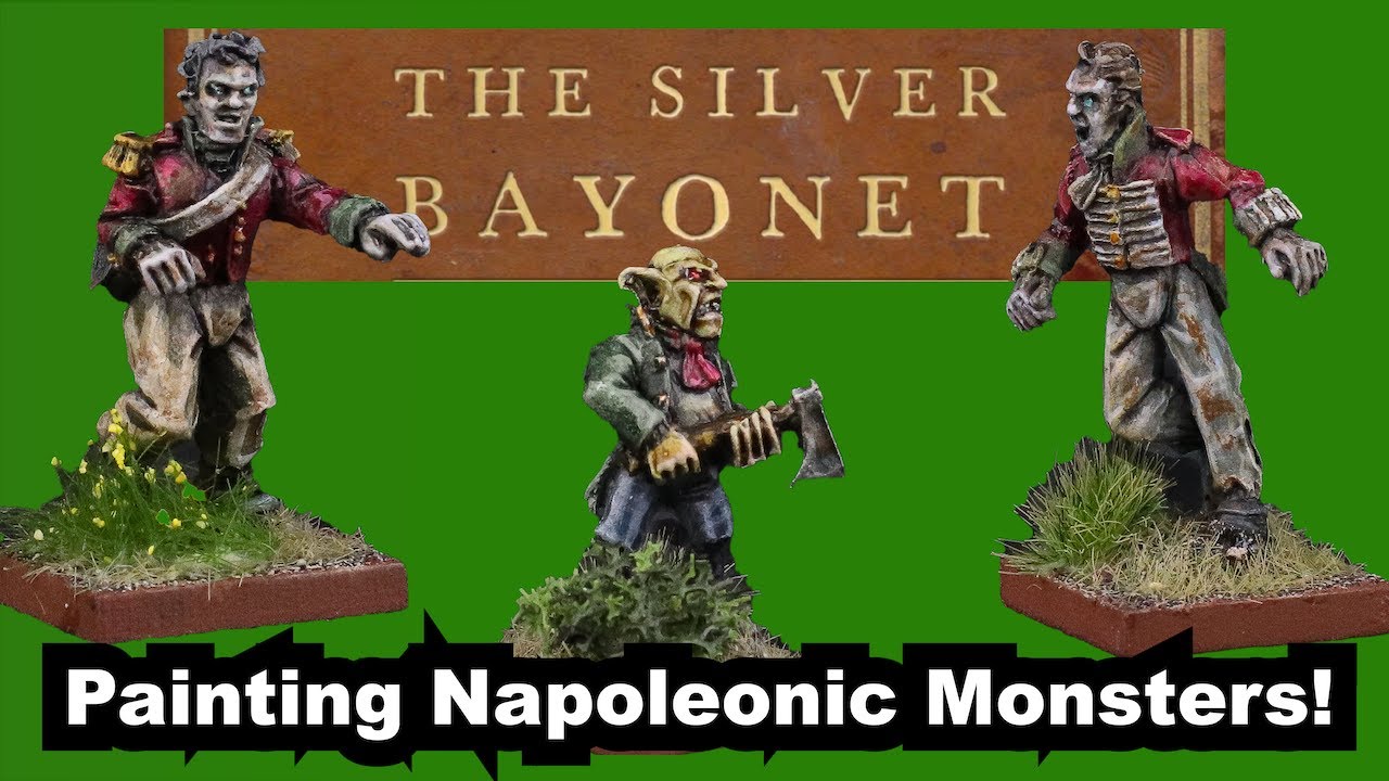 [MONSTERS FOR SILVER BAYONET]-Painting 28mm Napoleonic Goblins & Revenants for Horror Wargaming