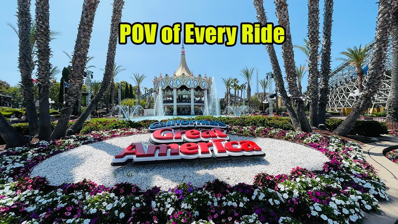 POV of Every ride at California Great America