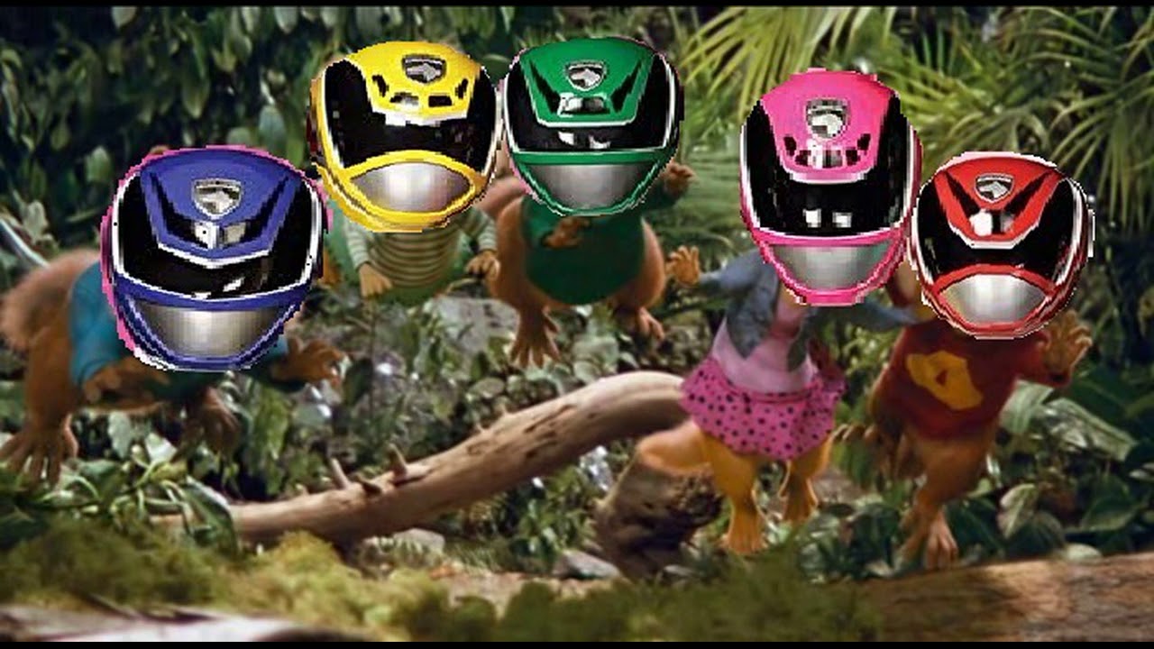 THE CHIPMUNKS SING POWER RANERS SPD