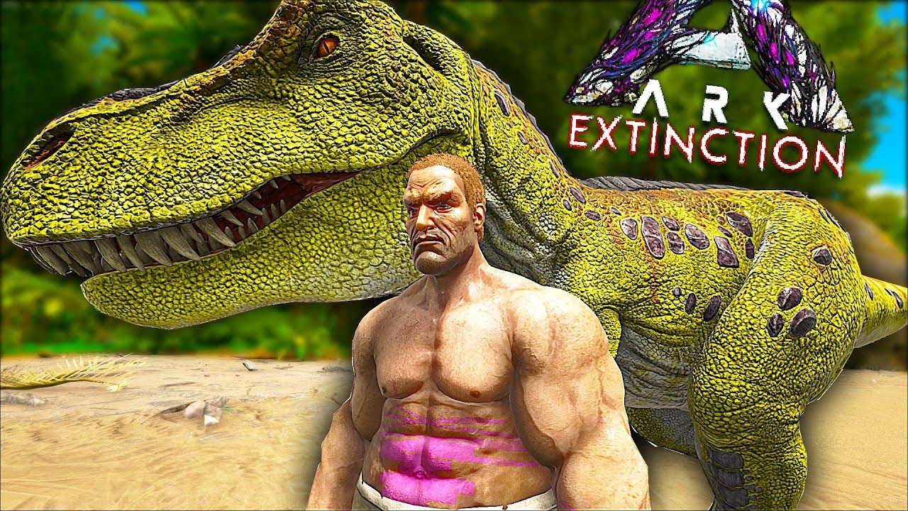 WYKLUWAMY DWA MAŁE T-REXY! BĘDZIE 200+ LVL? - ARK: EXTINCTION PL #19