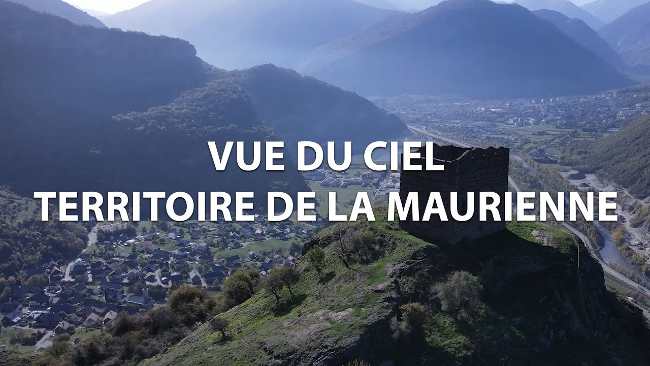 Vue du ciel - Territoire de la Maurienne