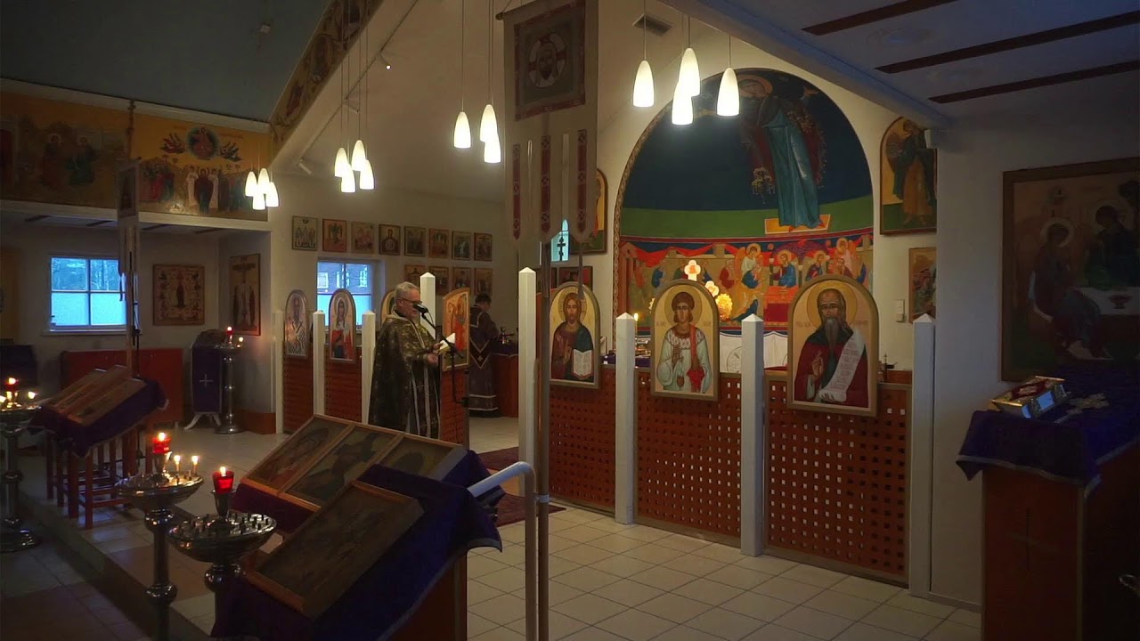 Ennen pyhitettyjen lahjojen liturgia | ke 18.3.2026 klo 17