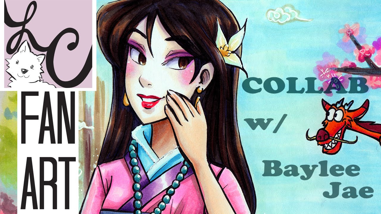 Disney's Mulan Copic Marker Fan Art (Collaboration w/ Baylee Jae!)
