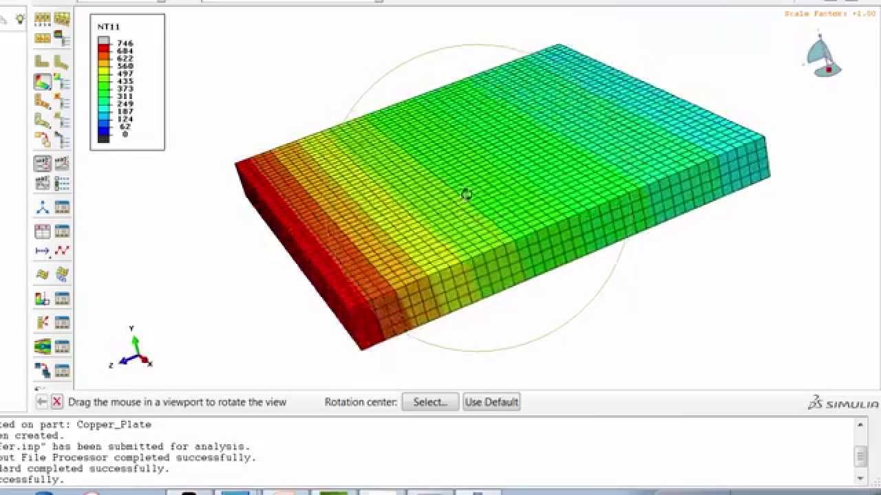 Abaqus/CAE 6.11: How to do step by step conduction and convection mode of heat transfer using Abaqus
