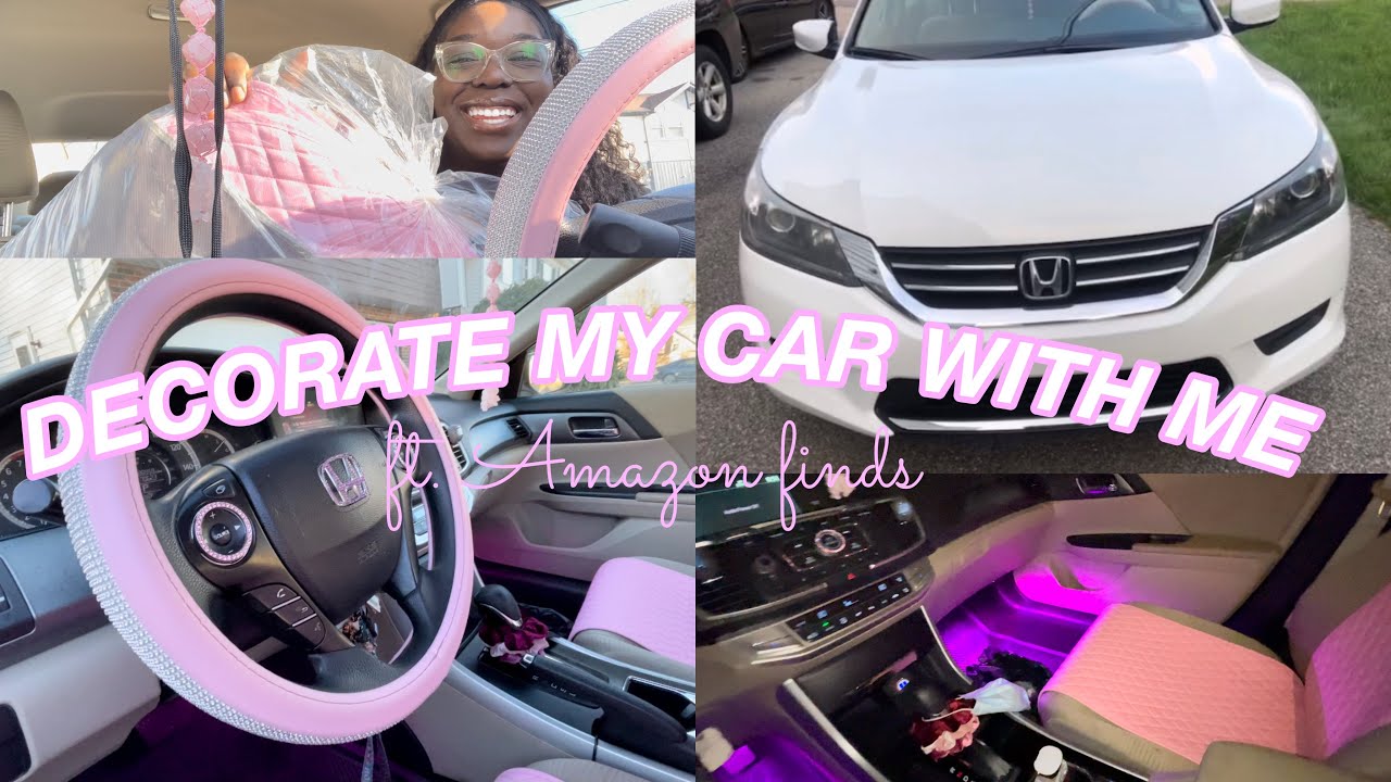 DECORATE MY CAR WITH ME + CAR TOUR FT AMAZON FINDS | HONDA ACCORD