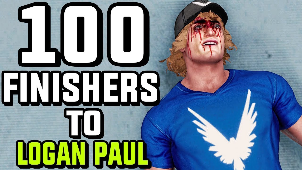 WWE 2K18 - 100 Finishers To Logan Paul!