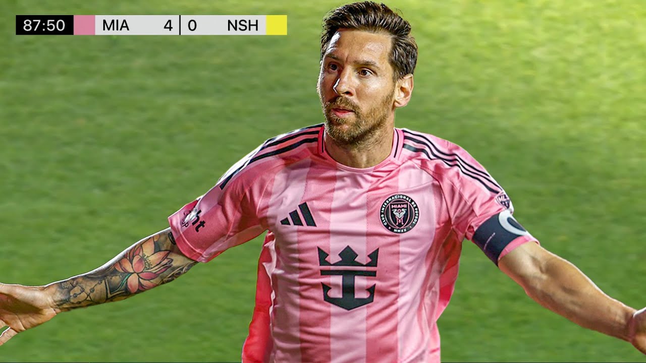 Messi vs Nashville | 2 Goals, Assist & Playoff Domination! 🔥🐐 | 08/11/2025