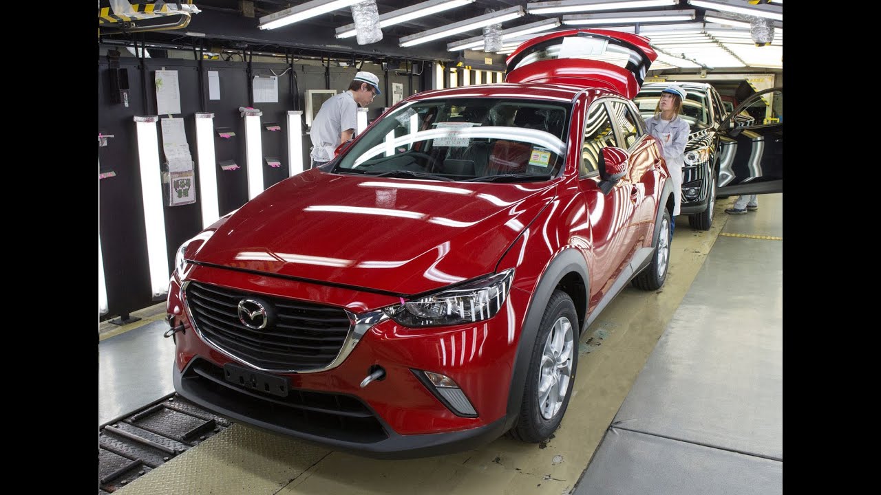First-Ever Mazda CX-3 production line in Japan