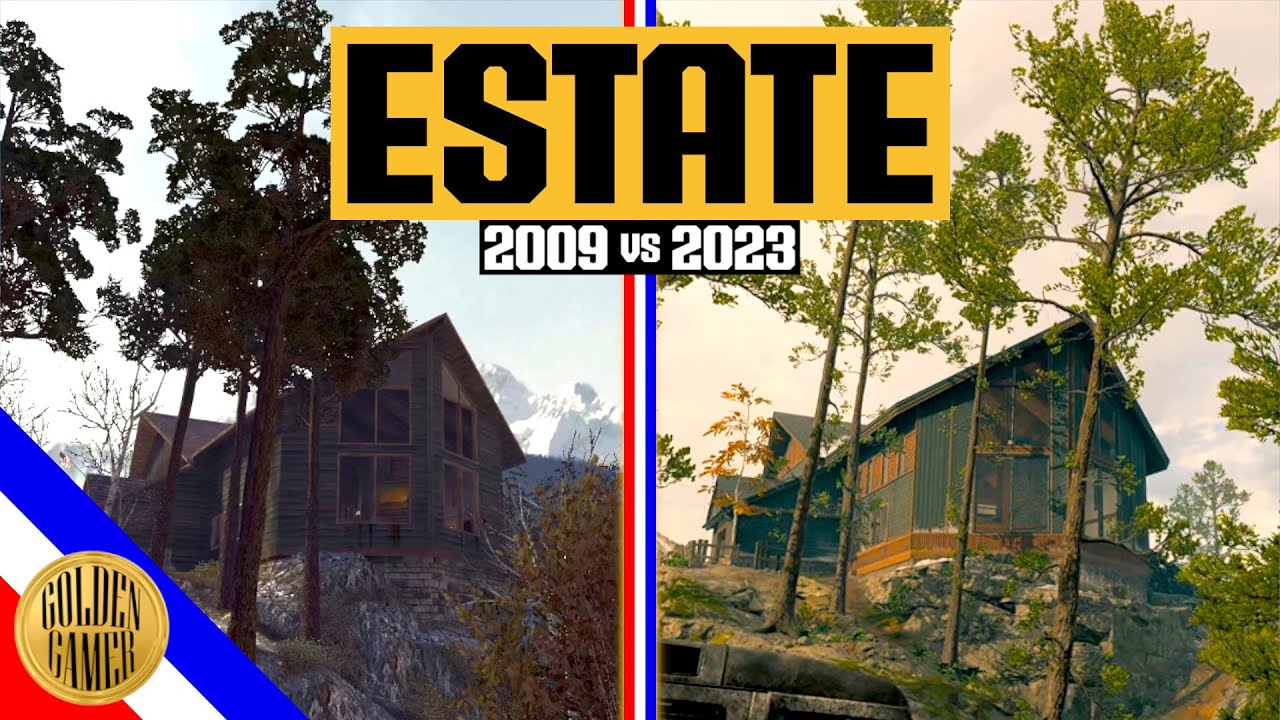Estate Map Comparison - MW2 (2009) vs MW3 (2023)