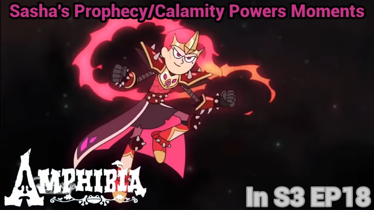 Sasha's Prophecy/Calamity Powers Moments | Amphibia (S3 EP18) [HD & Subtitles]
