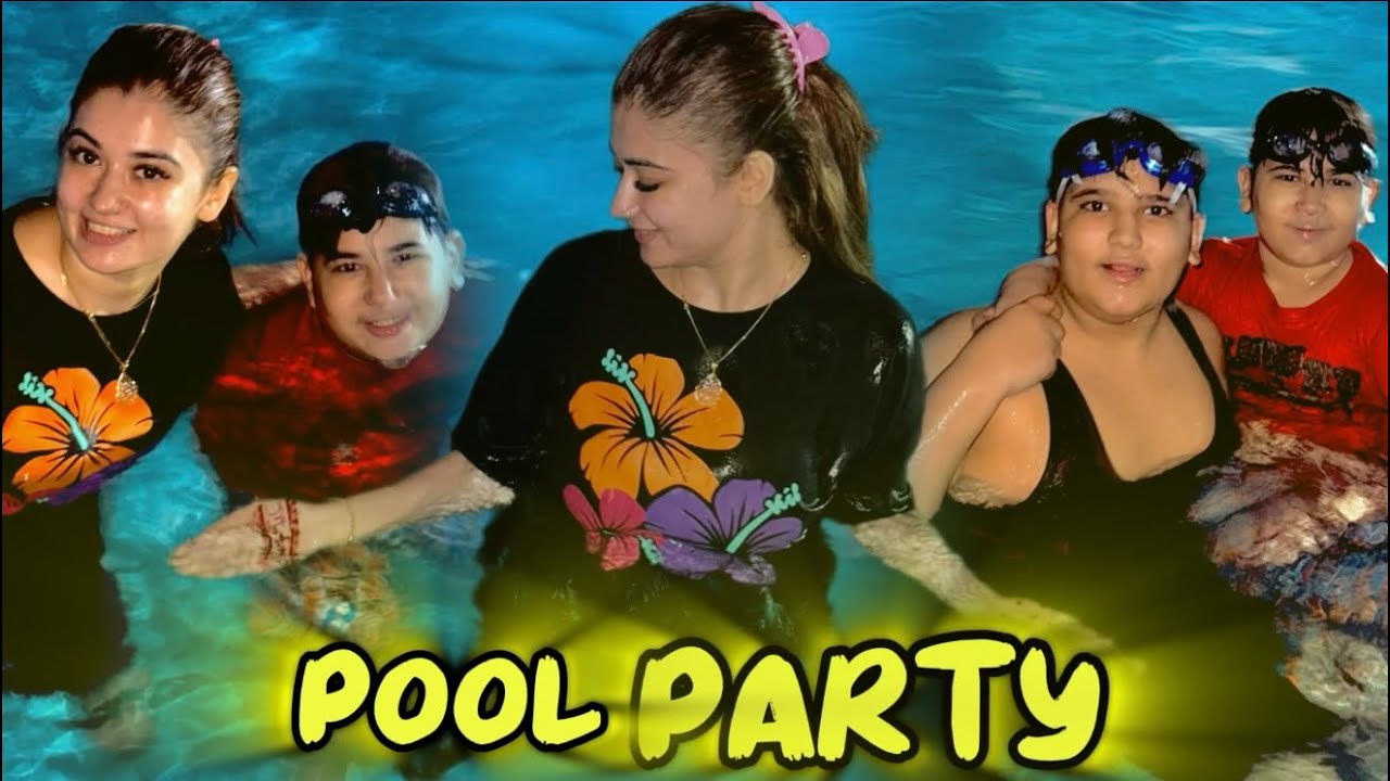Bacho k Sath ki pool party ❤️