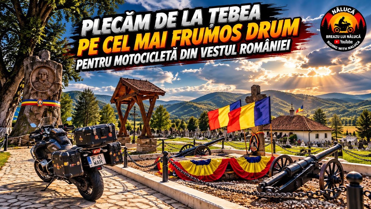 Plecăm de la Țebea pe cel mai frumos drum pentru motocicletă din vestul României