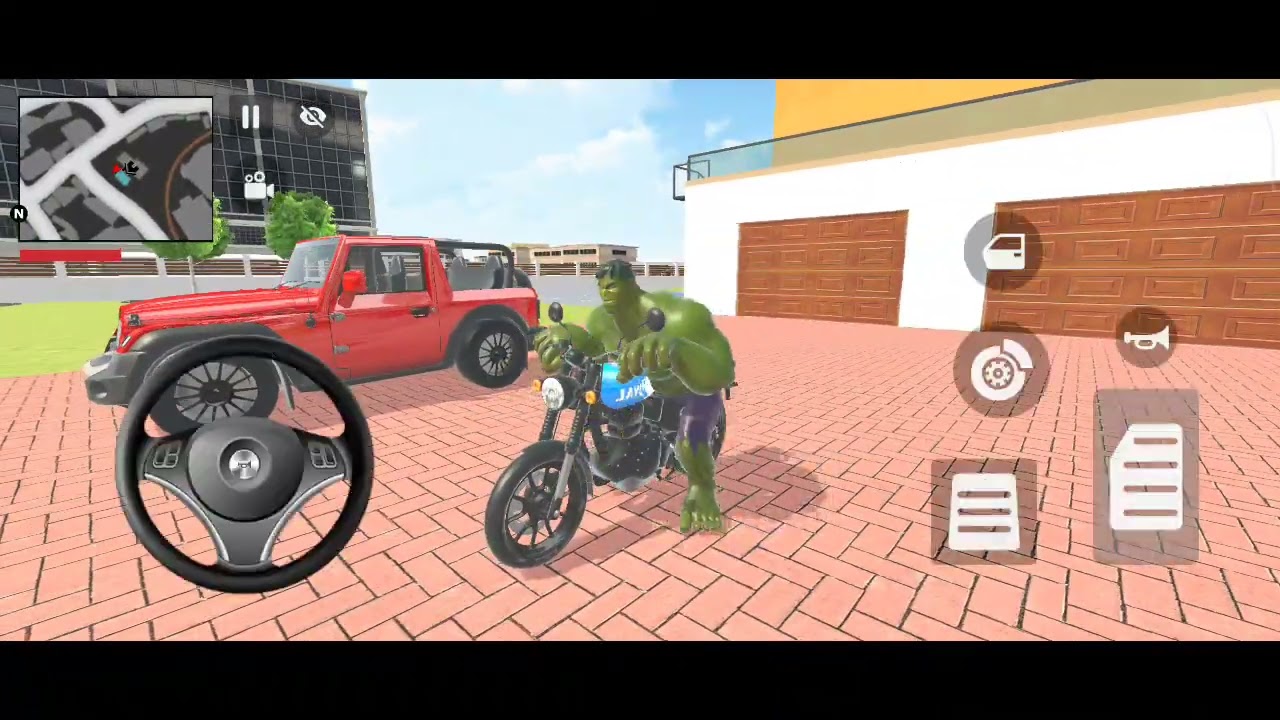 😜Green Halk Ne💥Logo Ki Pitayi Ki 🤣 in Indian Thift Auto Simulator 🎮