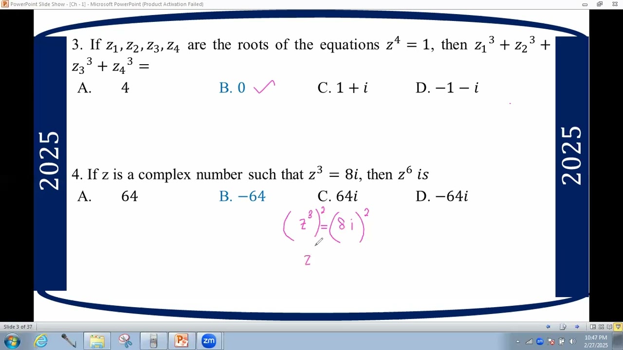 # Grade 12 Math (2025 Journal - Ch 1 - Section A)