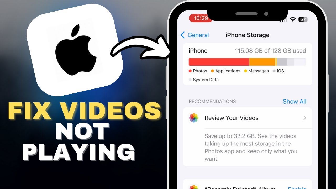 How To Fix Videos Not Playing On iPhone in SECONDS!