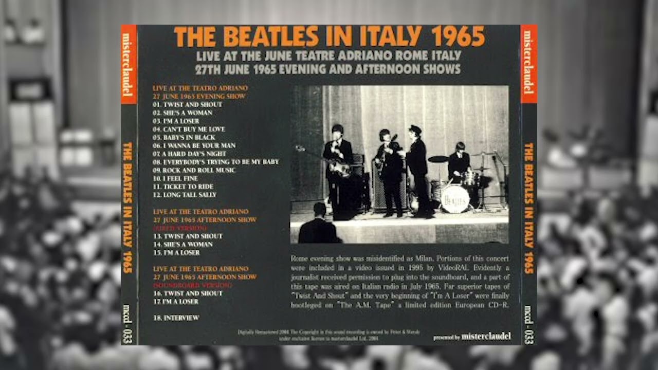 The Beatles: Live in Rome, Italy - 1965 Afternoon Show Remastered 2025