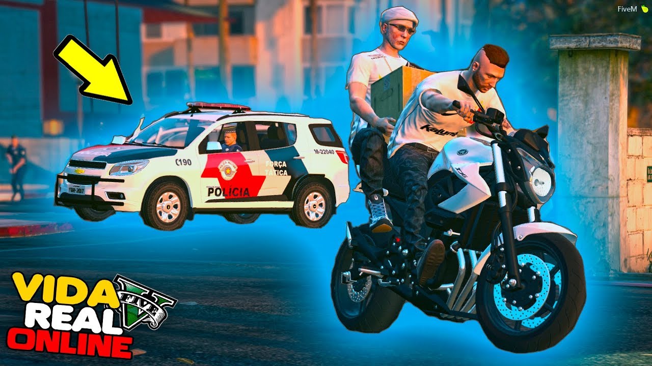 GTA V - VIDA REAL | PEGAMOS AS PEÇA DA Z1000 TURBO E DEU RUIM.  