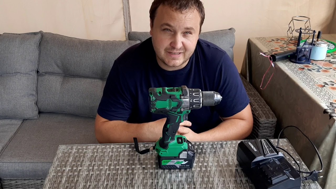 Шуруповерт с ударным механизмом HiKOKI DV36DA Brushless