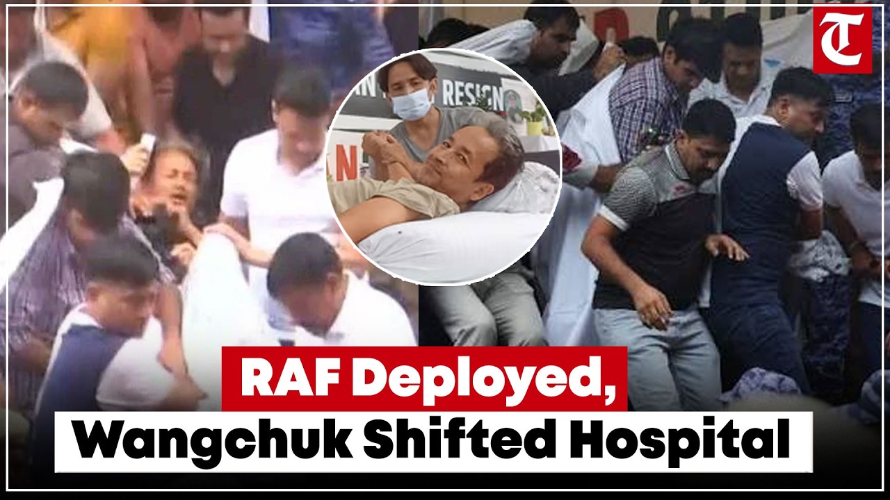 LIVE: Sonam Wangchuk Taken to Hospital, Full Security Deployed at Jantar Mantar | RAF | Delhi Police