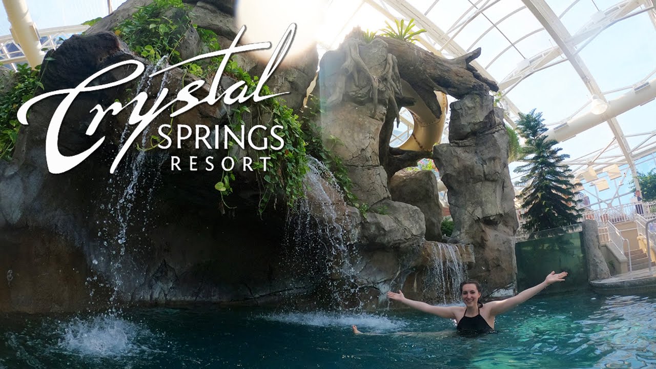 VLOG: COOLEST POOL EVER! Grand Cascades Lodge Room & Crystal Springs Resort Tour!