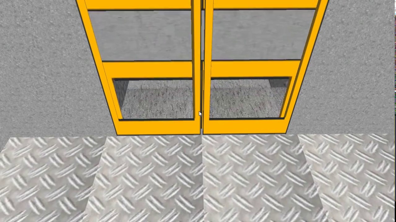 Beno Skyscrapersim , Guys Hospital mit Glass door´s , Aufnahme Test