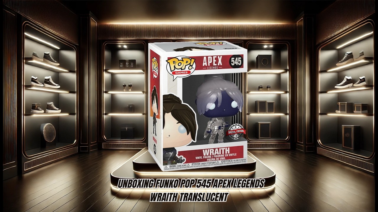 Unboxing Funko Pop 545 Apex Legends Wraith Translucent